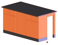 Picture of DEVA Science Lab Study Workstation, Storage Cabinetry
