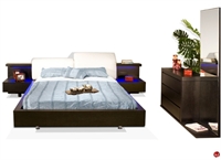 Picture of COX Contemporary King Queen Bed Set with Dresser