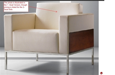 Picture of Cumberland Alia Metal Contemporary 2 Seat Sofa