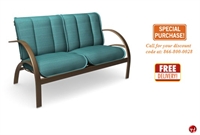 Picture of Homecrest Bellaire Aluminum Outdoor Cushion Loveseat Sofa