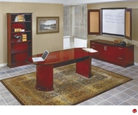 Picture of QSP 96" Veneer Conference Table, Bookcase, Storage Buffet