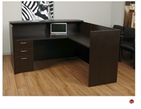 Picture of QSP 72" L Shape Reception Desk Workstation