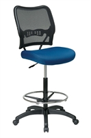 Picture of QSP Armless Mesh Drafting Mesh Chair, Footring