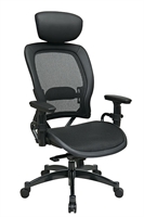 Picture of Ergonomic High Back Mesh Chair with Adjustable Arms and Headrest