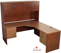 Picture of PEBLO Custom Curve L Shape Office Desk Workstation