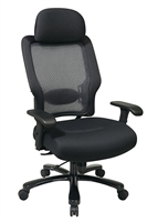 Picture of Big and Tall High Back Ergonomic Mesh Chair iwth Headrest