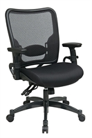 Picture of Ergonomic Multi Function Mid Back Office Task Mesh Chair with Adjustable Lumbar