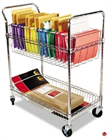 Picture of Multi Purpose 2 Wire Shelf Mobile Cart