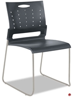 Picture of Guest Side Plastic Armless Stack Chair, Set of 4