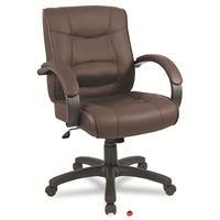 Picture of Mid Back Padded Brown Office Conference Chair