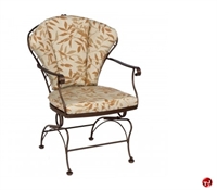 Picture of GRID Outdoor Wrought Iron Movement Chair with Padded Cushion