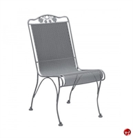 Picture of GRID Outdoor Wrought Iron High Back Dining Armless Chair