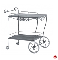 Picture of GRID Outdoor Wrought Iron Mobile Tea Cart
