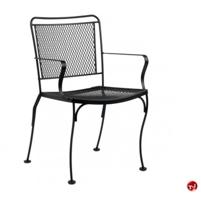 Picture of GRID Outdoor Wrought Iron Dining Arm Chair