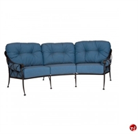 Picture of GRID Outdoor Wrought Iron 3 Seat Sofa Chair with Padded Cushion