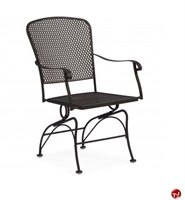 Picture of GRID Outdoor Wrought Iron Dining Arm Chair