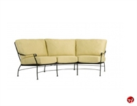 Picture of GRID Outdoor Wrought Iron 3 Seat Sofa with Padded Cushion