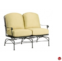Picture of GRID Outdoor Wrought Iron 2 Seat Rocking Loveseat Chair