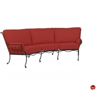 Picture of GRID Outdoor Wrought Iron 3 Seat Sofa with Padded Cushion