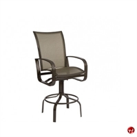 Picture of GRID Outdoor Aluminum Mesh Swivel Barstool Chair