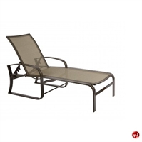 Picture of GRID Outdoor Aluminum Mesh Adjustable Chaise Lounge