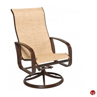 Picture of GRID Outdoor Aluminum High Back Swivel Rocking Chair
