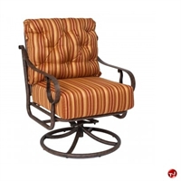 Picture of GRID Outdoor Aluminum Swivel Rocker Dining Arm Chair