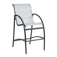 Picture of GRID Outdoor Aluminum Sling Barstool Chair