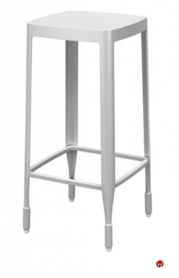 Picture of ICF 4A Aluminum Dining Cafe Backless Barstool Chair