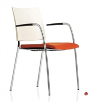 Picture of ICF Spira Contemporary Guest Visitor Wood Arm Chair