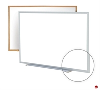 Picture of 2' x 3' Dry Erase Magentic Wood Trim Whiteboard