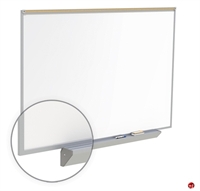 Picture of 4' x 10' Dry Erase Magentic Aluminum Trim Markerboard with Maprail