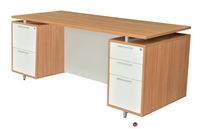 Picture of Marino Contemporary Double Pedestal Office Desk