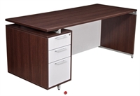 Picture of Marino Contemporary 66" Single Pedestal Office Desk