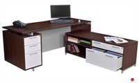 Picture of Marino Contemporary L Shape Office Desk Workstation