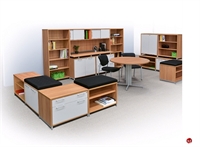 Picture of Marino L Shape Storage, Wall Storage with Doors and Conference Table