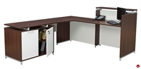 Picture of Marino Contemporary L Shape Reception Desk Workstation
