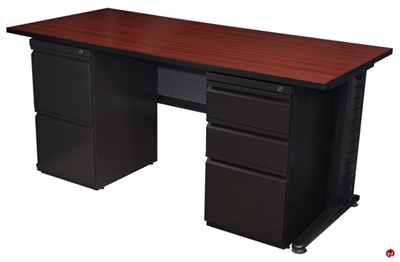 Picture of Marino 24" x 66" Training Table with 2 Filing Pedestals