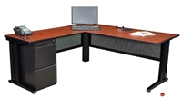 Picture of Marino L Shape 72" Training Table with Filing Pedestal