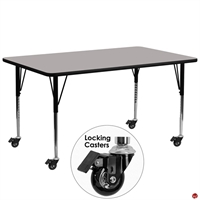 Picture of Brato 30" x 72" Height Adjustable Mobile Activity Table