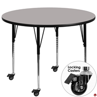 Picture of Brato 42" Round Height Adjustable Mobile Activity Table