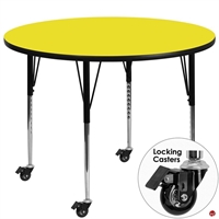 Picture of Brato 42" Round Height Adjustable Mobile Activity Table
