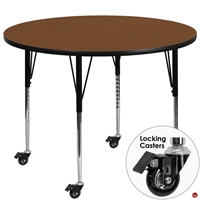Picture of Brato 48" Round Height Adjustable Mobile Activity Table