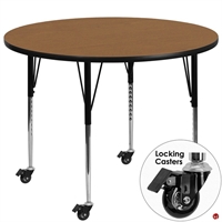 Picture of Brato 60" Round Height Adjustable Mobile Activity Table