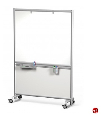 Picture of Optra Mobile Whiteboard Privacy Dividing Panel, 36"W