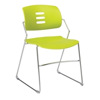 Picture of Sled Base Poly Armless Stack Chair, Pack of 4