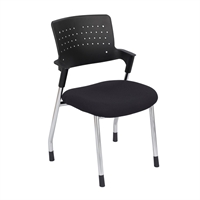 Picture of Guest Side Armless Poly Back Stack Chair, Pack of 2