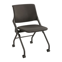 Picture of Armless Mobile Nesting Training Chair on Wheels