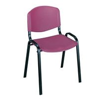 Picture of Guest Visitor Poly Armless Stack Chair, Pack of 4