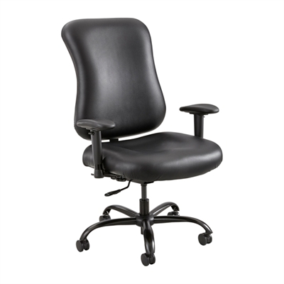 Picture of Big and Tall 400 Lbs High Back Office Task Leather Chair